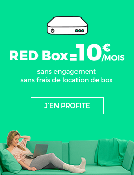 RED BOX = 10€ PAR MOIS