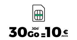 15GO = 15€/MOIS
